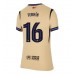 Barcelona Fermin Lopez #16 Bortedrakt Dame 2025-26 Korte ermer